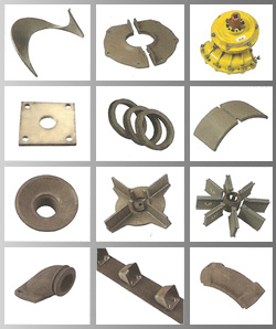 Blades, Elevator Belt Buckets, Feed Spout, Flighting, Wear Plates
